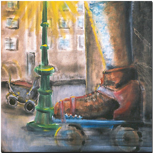 "Rollschuh laufen" (Ausschnitt) - Aus der Serie "Out of Zollstock"